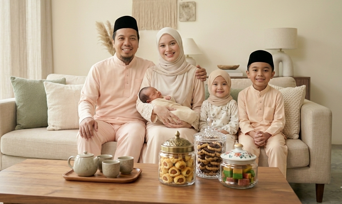 Pagi Raya Pertama Dengan Baby?