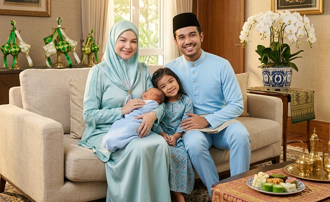 Mommy Pun Nak Cantik Pagi Raya!