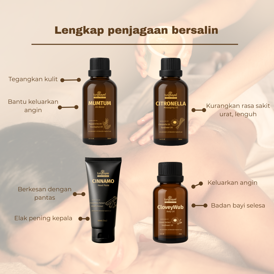 Mom and Baby Oil Set