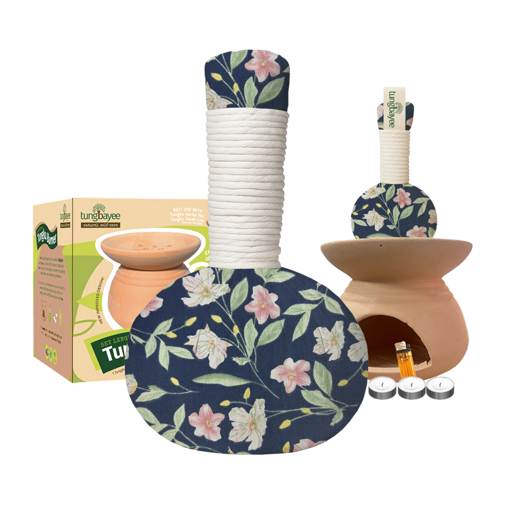 Set Tuam Baby &amp; Tungku Herba Ibu Lengkap | Tungku Bayi Moden + Burner + Minyak Baby + Lilin