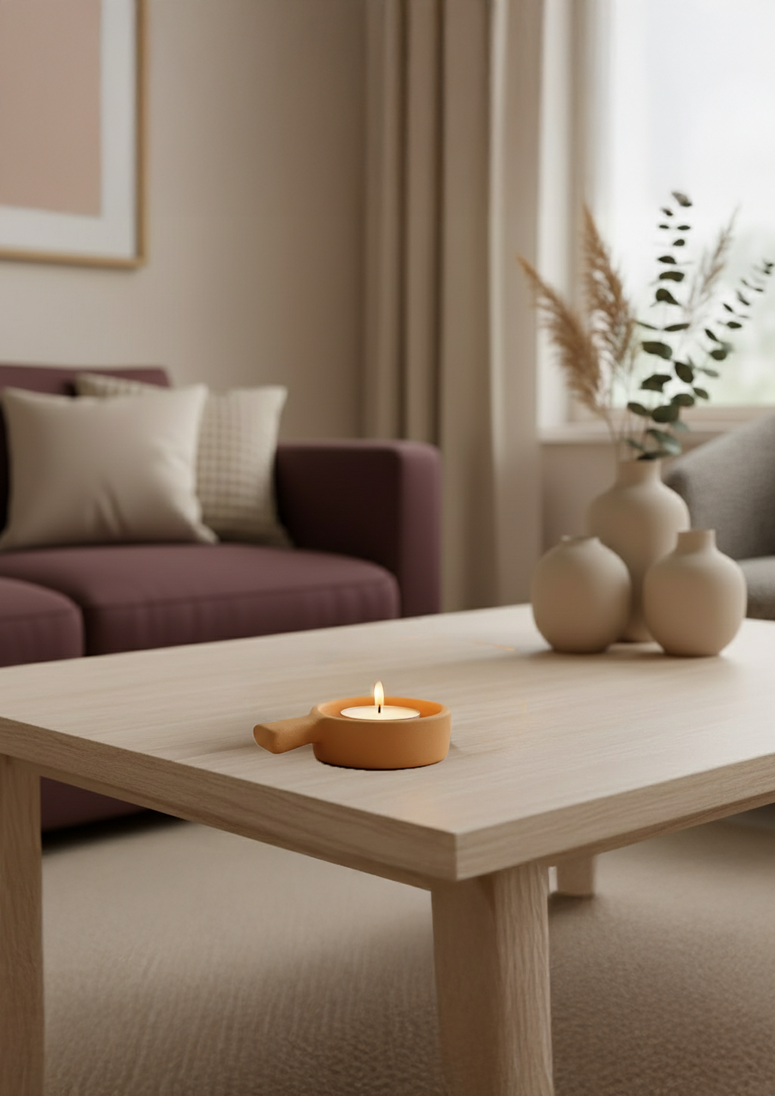 Tungbayee Clay Candle Holder Pemegang Lilin Pemanas Tungku