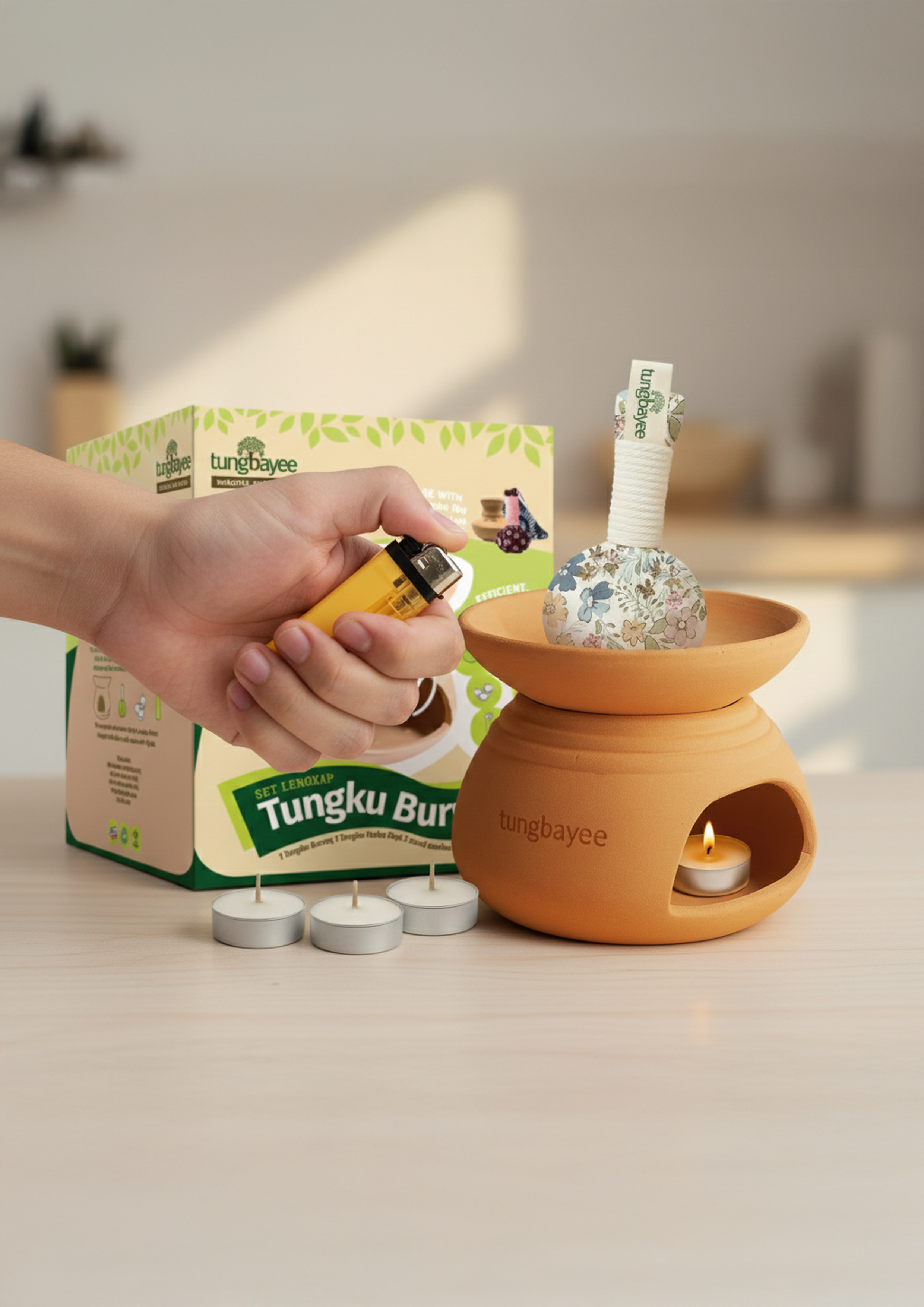Set Pemanas Tungku Bayi