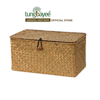 Gift Set Hadiah Eksklisif - Rattan Basket Premium + Ribbon