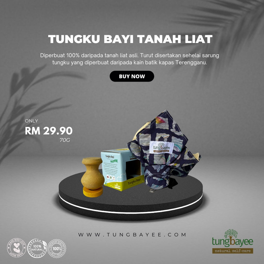 Tungku Tanah Liat Bayi 100gm
