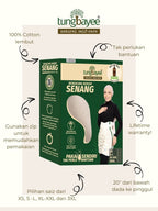 Bengkung Berpantang Berzip Senang Dengan Pelekat Di Bahagian Pinggang