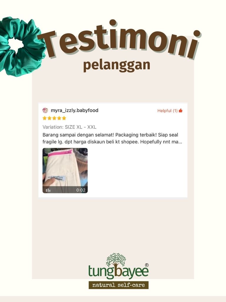 Bengkung Berpantang Berzip Senang Dengan Pelekat Di Bahagian Pinggang