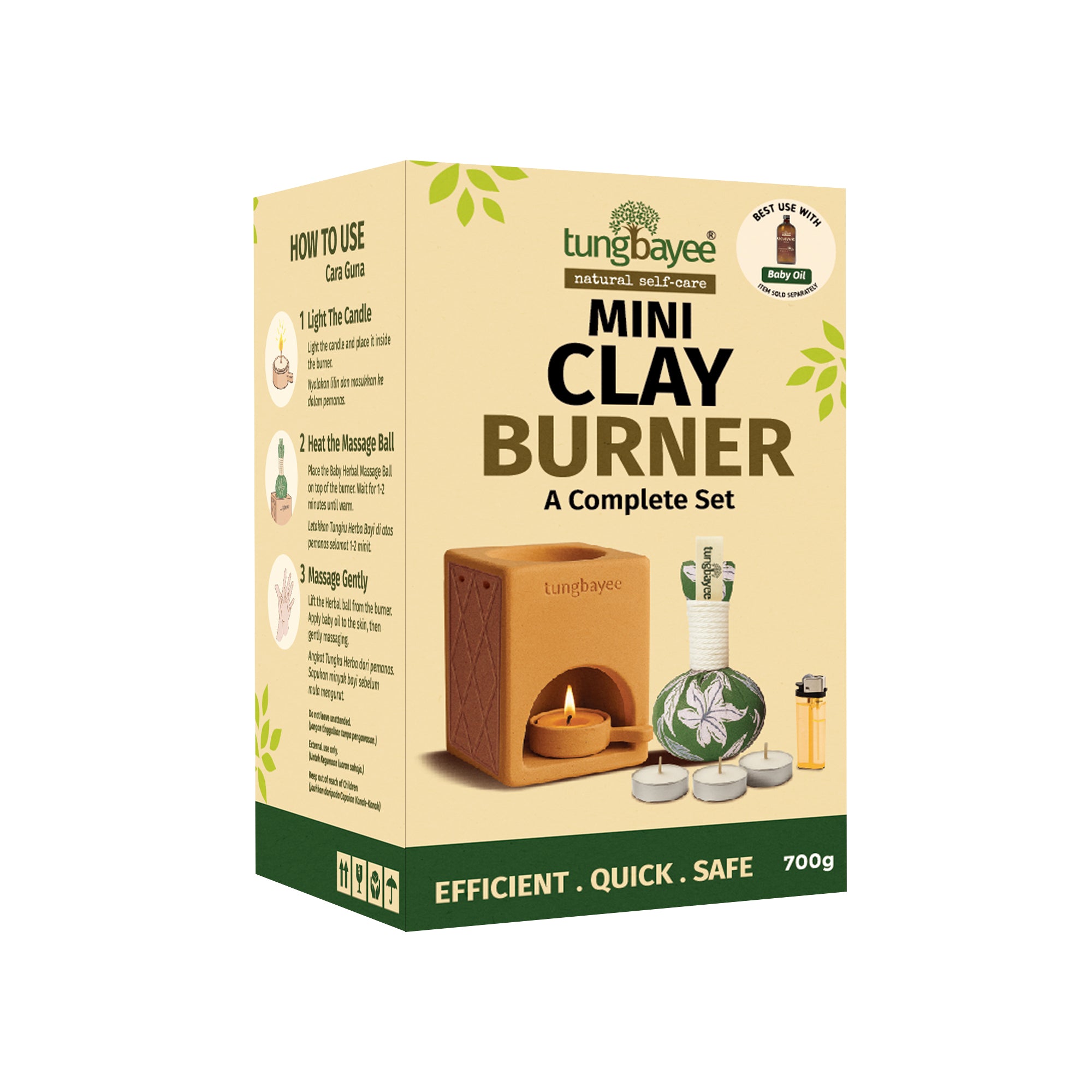 Mini Clay Burner Tungku Bayi