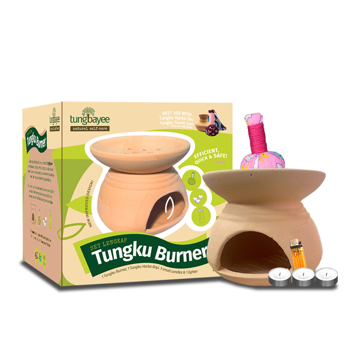 Set Pemanas Tungku Bayi