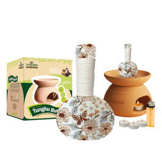 Set Tuam Baby &amp; Tungku Herba Ibu Lengkap | Tungku Bayi Moden + Burner + Minyak Baby + Lilin