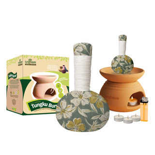 Set Tuam Baby &amp; Tungku Herba Ibu Lengkap | Tungku Bayi Moden + Burner + Minyak Baby + Lilin