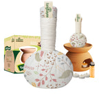 Set Tuam Baby & Tungku Herba Ibu Lengkap | Tungku Bayi Moden + Burner + Minyak Baby + Lilin