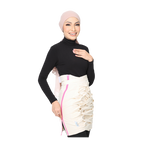 Bengkung Berpantang Berzip Senang Dengan Pelekat Di Bahagian Pinggang