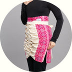 Bengkung Sri Kandi Berzip Dengan Pelekat Di Pinggang Labuh 20"