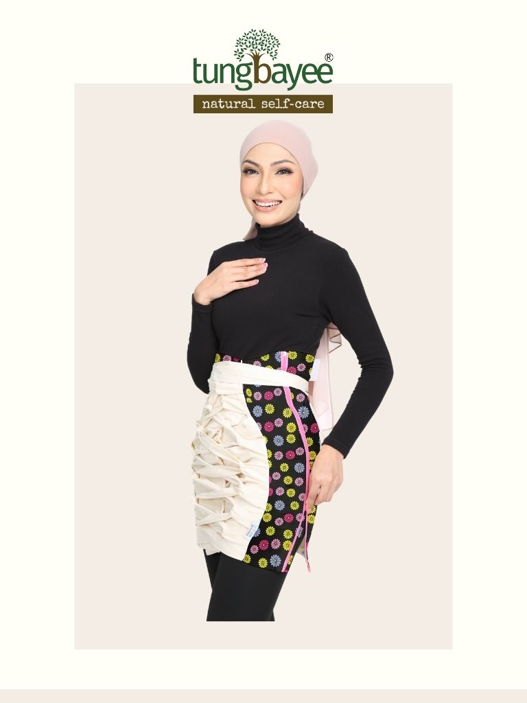 Bengkung Sri Kandi Berzip Dengan Pelekat Di Pinggang Labuh 20"