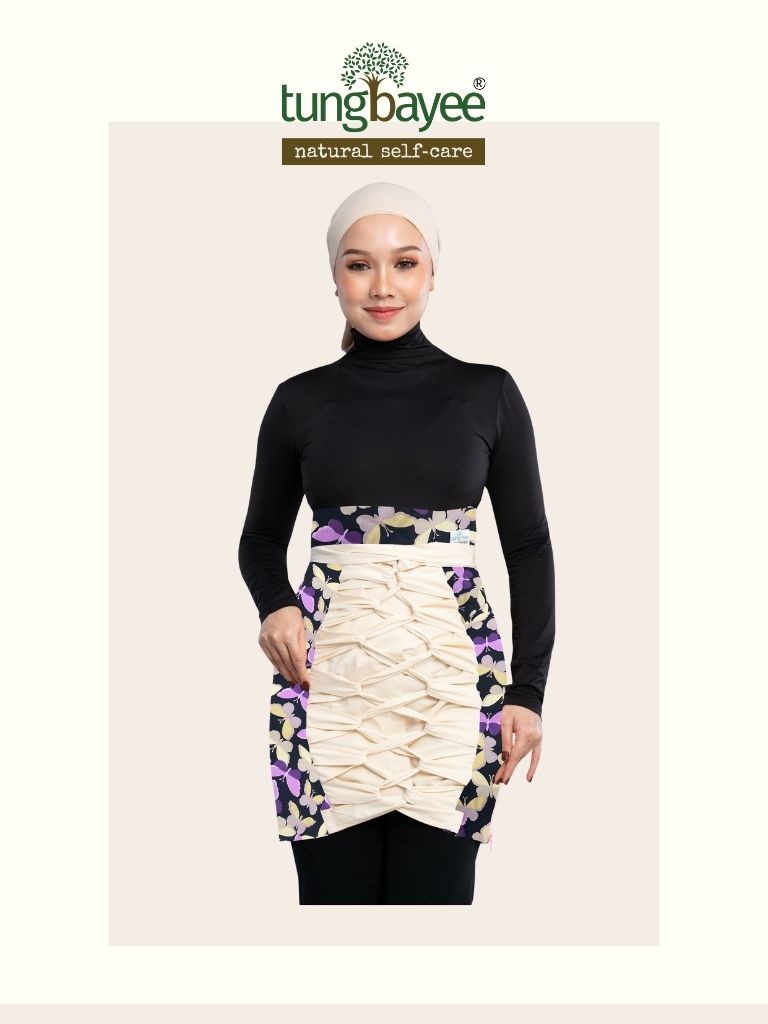 Bengkung Sri Kandi Berzip Dengan Pelekat Di Pinggang Labuh 20"