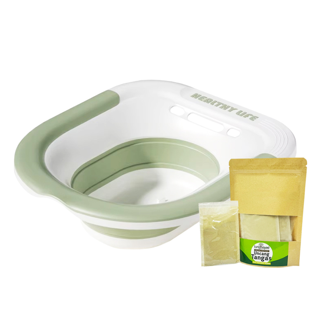 Set Besen Sitz Bath dan Uncang Tangas Tungbayee (5 pack / 25g)