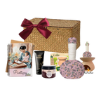 Gift Set Hadiah Eksklisif - Rattan Basket Premium + Ribbon