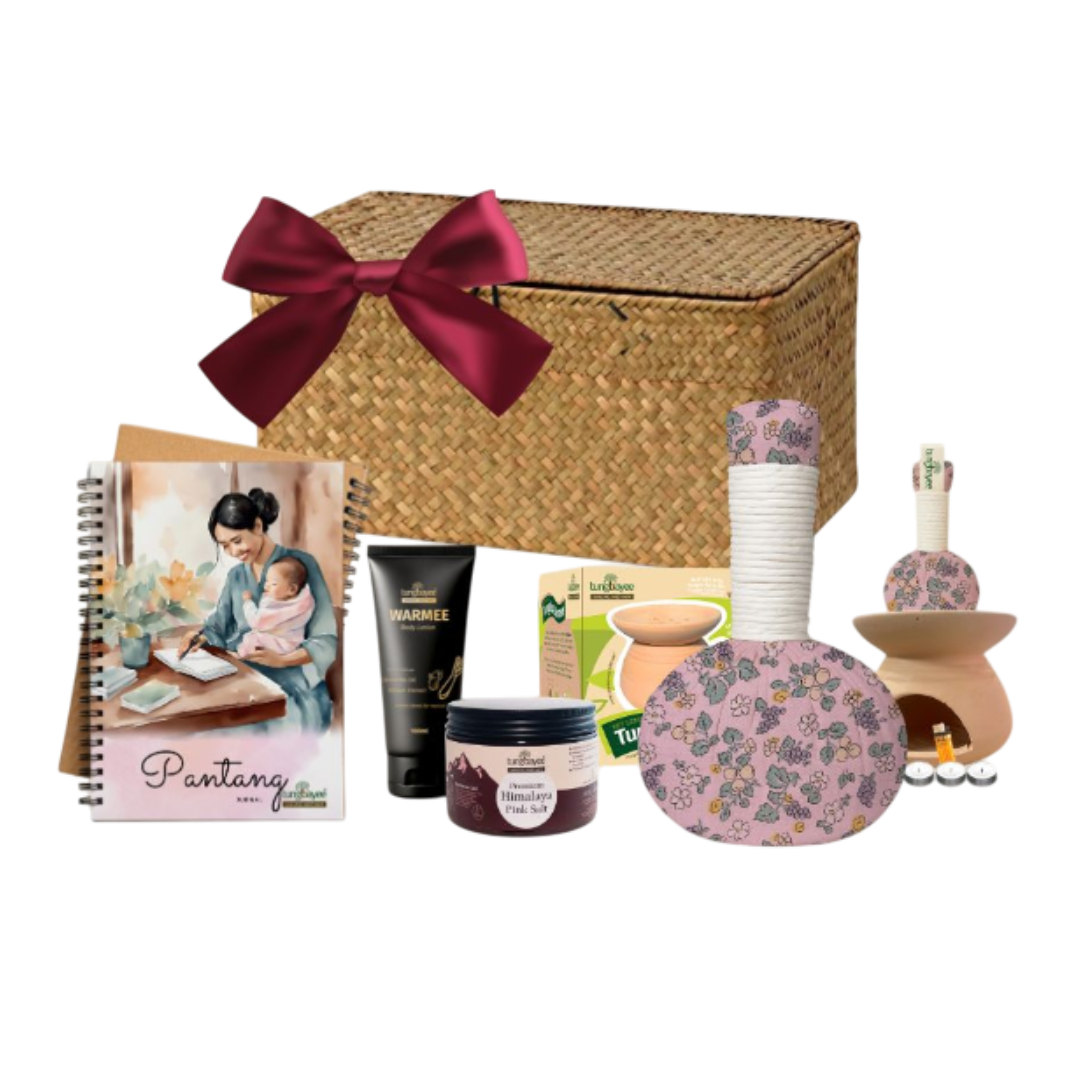 Gift Set Hadiah Eksklisif - Rattan Basket Premium + Ribbon