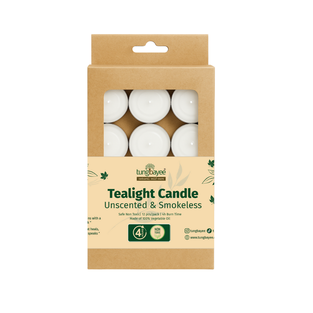 Lilin Tea Light Lilin (12 Keping)