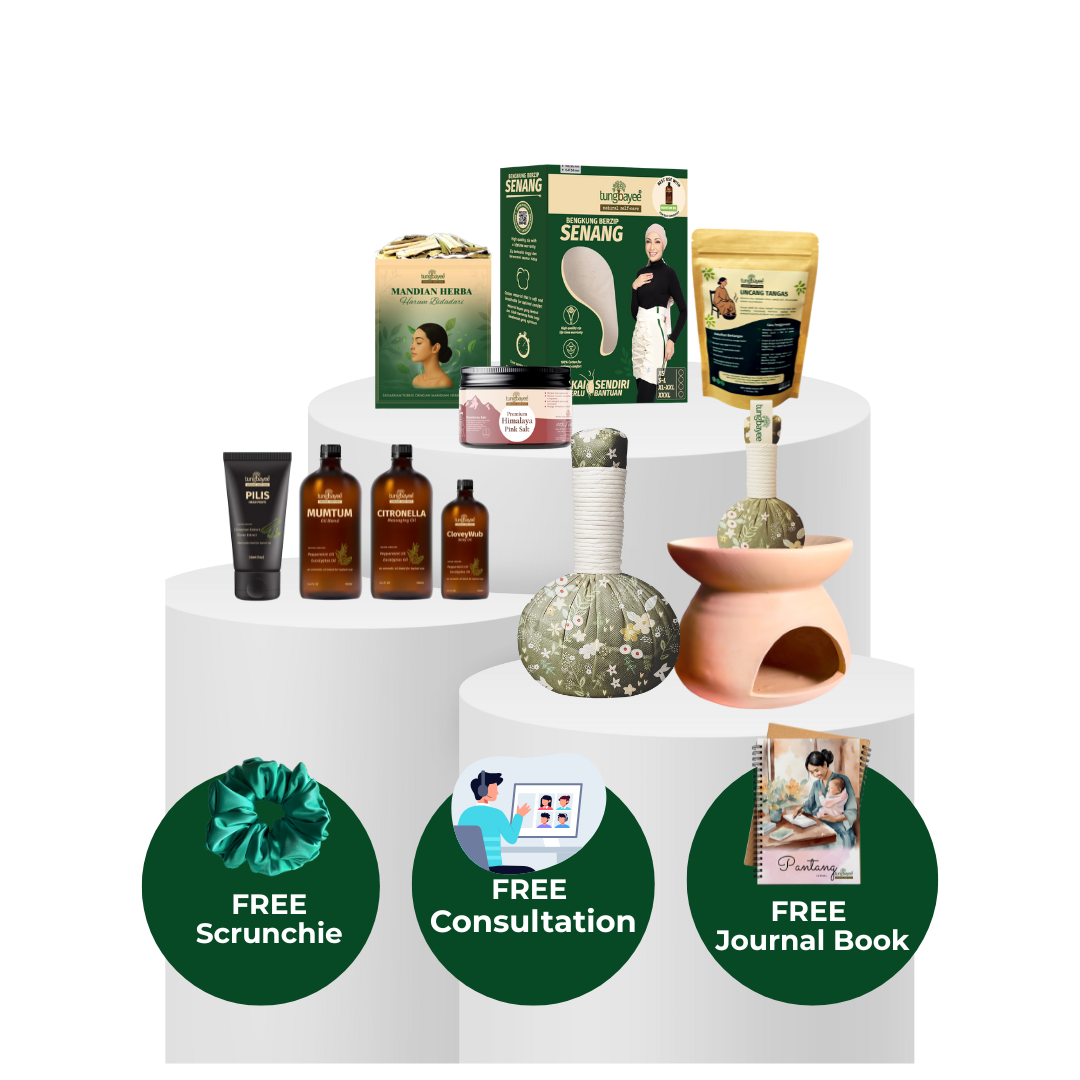 Set Pulih Cantik Set Lengkap Berpantang Bersalin Normal