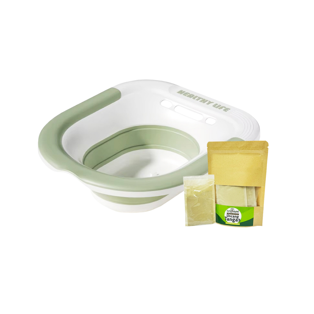 Set Besen Sitz Bath dan Uncang Tangas Tungbayee (5 pack / 25g)
